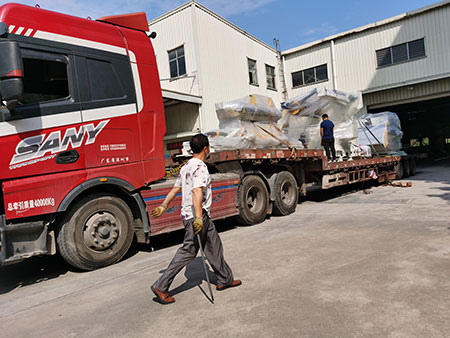 三合一自動送料機發貨